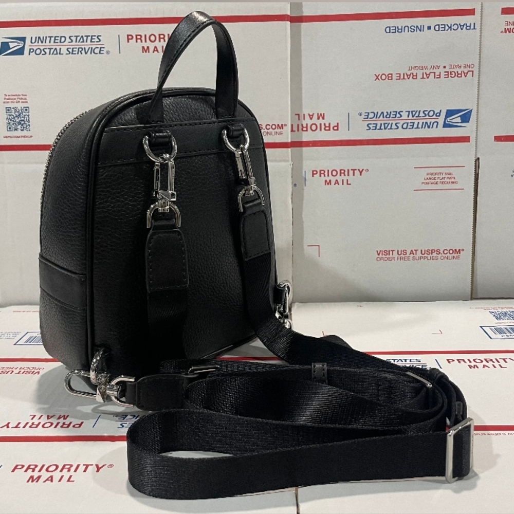 $258 Michael Kors Elliot XS Leather Convertible Messenger Backpack ( NWT ) - Picture 3 of 15